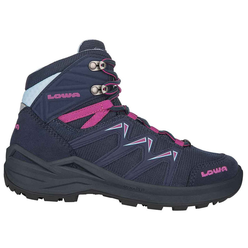 LOWA Innox Pro GTX Mid JR cipő navy/berry - UK 6.5